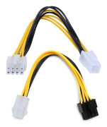 ATX 4-Pin till 8-Pin Dator Moderkort CPU Strömförsörjning Adapter Konverteringskabel
