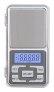 Elektronisk våg, fickvåg, 500g / 0,1g Mini digital fickvåg för smycken / te / jäst / kaffekök gram (500g / 0,1g)