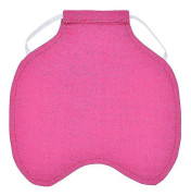 5-pack Kyckling Sadel Höna Förkläde Fjäder Fixare Ving Rygg Skydd Höna Förkläde Med Elastisk Rose Red