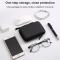 2.5 Inch Mobile Hard Disk Bag Protection Bag Shockproof Hard Disk Box Protective Cover Digital Accessories Storage Multi-function Bag Black