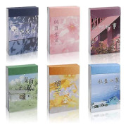 6 set 300 st Scrapbooking-klistermärken, självhäftande dekorativa estetiska klistermärken för journalföring Planner A