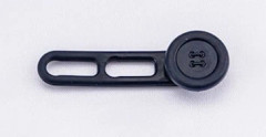 Heta försäljning 10mm-15-18mm gummiband stretch justering förlängningsknapp midjebandsförlängning justeringsknapp Dubbla lager blå*rund
