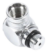 /EA/Dykning 1-stegs Regulator Adapter 360 Graders Rotation Anslutning Höga Adaptrar Dykningstillbehör Slang