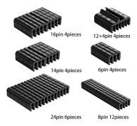 Dator Kabelkammar Sladdhantering För 1.8-2.5mm Linjer PVC Sladdguide Med Blandade Toner Black
