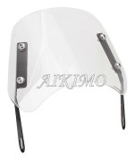 Motorcykel 5-7 tums strålkastar vindruta vindavvisare universal för Honda Yamaha Kawasaki Suzuki Cafe Racer Harley Bob A3 Klar