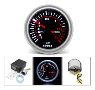 Turbo Boost Mätare 2 Tum 52mm LED Bilmodifiering LED Turbo Boo