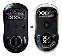 1 set 0,8 mm glasmusfötter skridskor Musklistermärke för Logitech G Pro Wireless GPRO X Superlight rundade böjda kanter