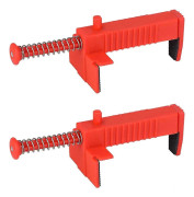 2-pack tegelklämmor för murverk, röd