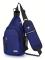 1 st Sport Sling Bag Utomhus Vandring Camping Crossbody Ridning Midjeväska med Mobiltelefonficka Multifunktionell Enkel [DB] Blue