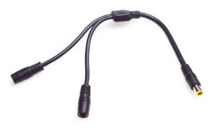 DC7909 Solströmskabel 1 Hane 2 Hona Y Adapter Splitter Kabel ABS, för Under 36V Enheter Laddningskabel