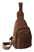 Sling Bag för Kvinnor Liten Crossbody Väska Manchester Midjeväska för Resor Sport Löpning Vandring