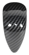 Växelspaksknopp Trim Gear Head Cover Kolfiber Stil Passar för Sienna 2015-2020