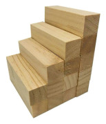 Lindträ Snideri Kit, Obehandlade Träblock för Träsnideri, Träsnideri Hobby Konstsnideri Hantverk Wood Color