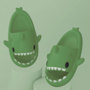 Shark Tofflor Halkfria duschtofflor Badrumstofflor Mjuka sommarsandaler för flickor och pojkar New V
