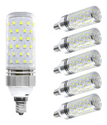 E12 LED-lampa, 16 W LED-kronljuslampor, 1500 lm, varmvit 6000 K, motsvarande 120 W glödlampa, Cri80+ Candelabra LED-lampor,