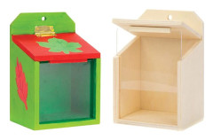 Squirrel Wooden Lunchlådor för barn Hantverk och idé att designa för pojkar och flickor (2 delar)