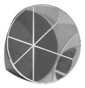 Hörnkub Prisma 12,7 mm Optiskt Glas Totalstation Ersättningstillbehör