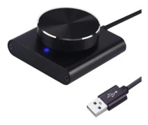 Digital volymkontrollknapp för PC-högtalare med förlustfri USB-anslutning och Walkbee-kompatibilitet