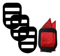 Ficknäsduksfäste för män, Klämma för att fixera näsduken i kavajfickan | Accessoarer för män Fyrkantig scarf, Kostymer, Smokingar, Västar och Middagsjackor 3-pack Black M