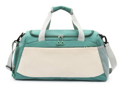 Torr våtseparation Bagageväska med handtag Multifunktionell förvaringsväska för kvinnor män unisex Green