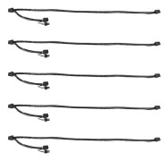 5x Pci-e Dubbel 8-pin Till 8-pin (6+2pin) Modulär Strömförsörjningskabel För Rm1000x Rm550x 650x 750x 850x