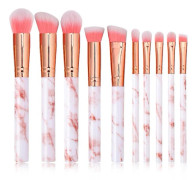 Komplett set med 10 st sminkborstar - Ultimate Collection Elsa
