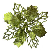 Konstgjord Jul Guld Glitter Jul Ihålig Blomma Används För Att Dekorera Blommor Till Juldagen