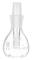 Pyknometer av glas med perforerad propp, tom laboratorieflaska (10 ml)