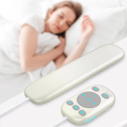 Trådlös högtalare för under kudden, bekväma hörlurar för sömn med trådbunden kontroll & 36 lugnande ljud, Bluetooth-ljud för sidosovare Vanilla Nectar