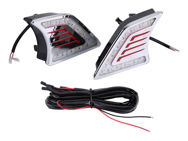 1 par bilens dagsljus DRL LED-dagsljus dimljus för Toyota Hilux Vigo 12-14