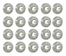 608zz Kullager, 20 Stycken Speed Bearings Kvalitetskullager För Rullskridskor, Skateboard, Longboard, Waveboard, 8 X 22 X 7 Mm