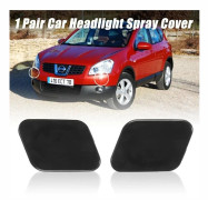 Vänster + Höger Främre Stötfångare Munstycke Jet Guard Cap för Nissan Qashqai J10 2007-2010 KLB