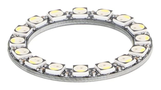 SK6812 RGB LED Ringkort 16 Bit 32 Färger Fluorescerande Vit Väggklocka Ljusdrivrutinskort