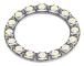 RGB LED Ring Board 16 Bit SK6812 32 Colors and Fluorescent White Ring Light Wall Clock Light Driver Board