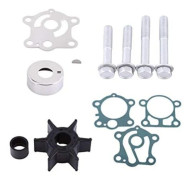 Qiilu Vattenpumpsats Impeller Reparationssats för 40 & 50 HK Utombordsmotorer (1984-1994) 6H4-W0078-00-00