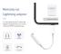 2-pack Apple Lightning till 3,5 mm hörlursuttag Adapterkontakt Aux Audio Hörlurar/Hörlursdongle Stereokabel för Iphone 7/7 Plus/8/8 Plus/x/xs