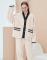 Vintervarma Sammetspyjamas Dam - Hemkläder Pyjamas Set Kan Användas Utomhus - Beige L