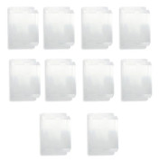 10 st/förpackning Transparent skyddande fodral Transparent spelkassettbox för Nes