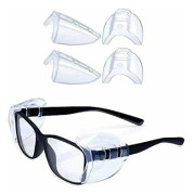 Vingformade Glasögon, Halksäkra Skyddsglasögon Sidoskydd