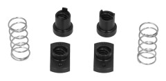 2 Set Antibacklash Fjäder Mutter POM för 3D-skrivare T8 8mm Gängad Stång Svart