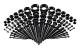 Ear Stretching Kit 50 delar Öronmätare Expander Set null ingen