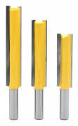 3-delad 8 mm skaft extra långa försänkare, träbearbetningsförsänkare med extra lång försänkare med rak försänkare 8 mm 1/2\"50,8 mm, 8 mm 1/2\"63 mm, 8 mm 1