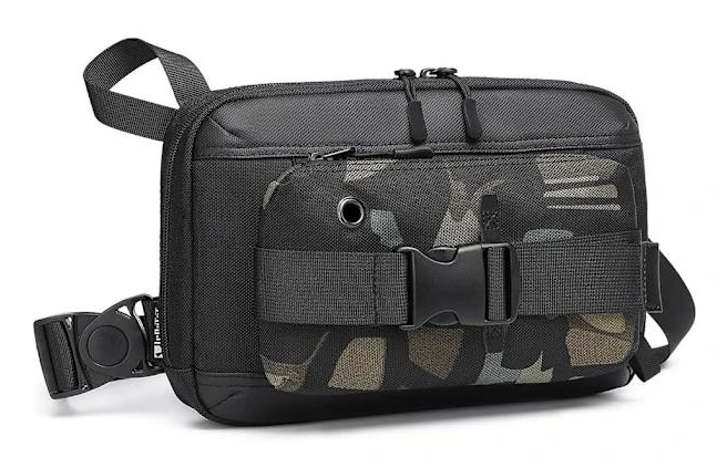 Sling Ryggsäck Crossbody Sling Bag Bröstväska Daypack Fanny Pack Cross Body Bag för Utomhus Vandring Resor Löpning