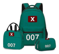 3-pack Squid Season 2 Survival Game Ryggsäck No.333
