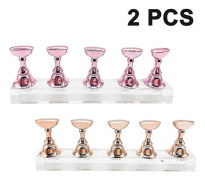 Nail Art Practice Stands Magnetiska nageltipshållare - spot sales