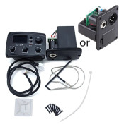 Akustisk gitarr pickup piezo pickup 3 band preamp equalizer tuner pick-up