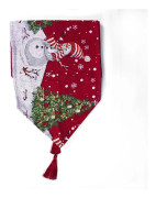 Julduk Julsnögubbe Julbord Middagsbord Duk Överdrag Juldekorationer B
