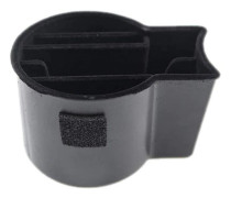 Modell 3 Center Container Mugghållare Konsol Container Center Förvaringslåda Bil Kortplats Abs Svart Flockning