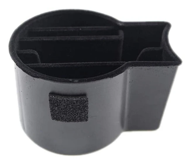 Modell 3 Center Container Mugghållare Konsol Container Center Förvaringslåda Bil Kortplats Abs Svart Flockning