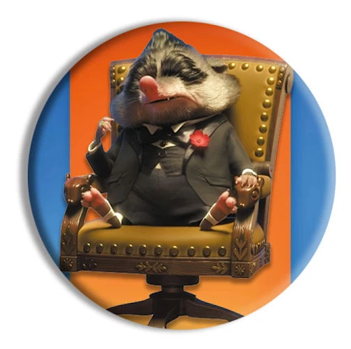 Zootropolis-badge, plåt, snygg holografisk effekt, 5,8 cm. (Kändis-/Anime-periferihänge, holografisk film)